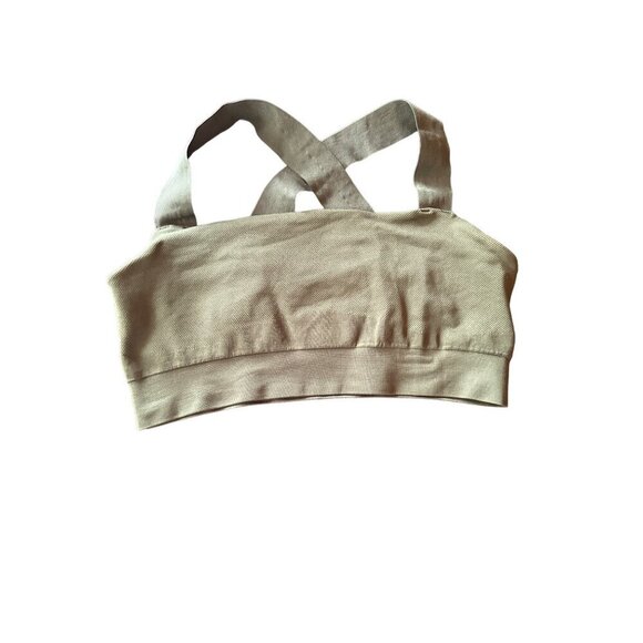 Athleta Olive Green Seamless Medium Support Sports Bra - Picture 4 of 4